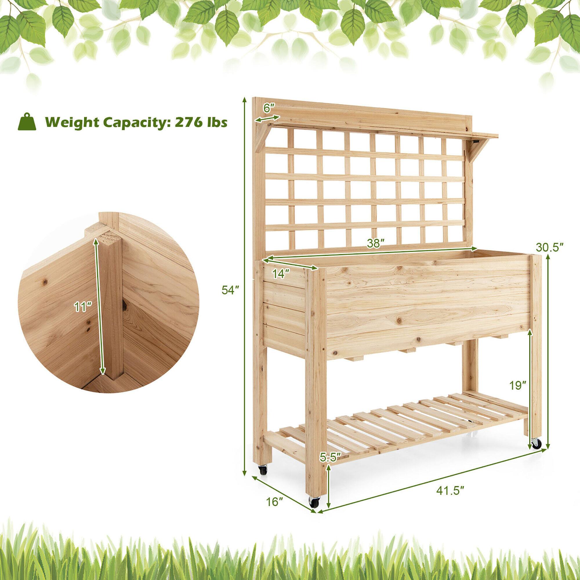 Weight Capacity: 276 lbs

- Height: 54"
- Width: 38"
- Depth: 30.5"
- Shelf Height: 14"
- Shelf Depth: 19"
- Shelf Width: 41.5"
- Step Height: 6"
- Step Depth: 5.5"
- Step Width: 16"