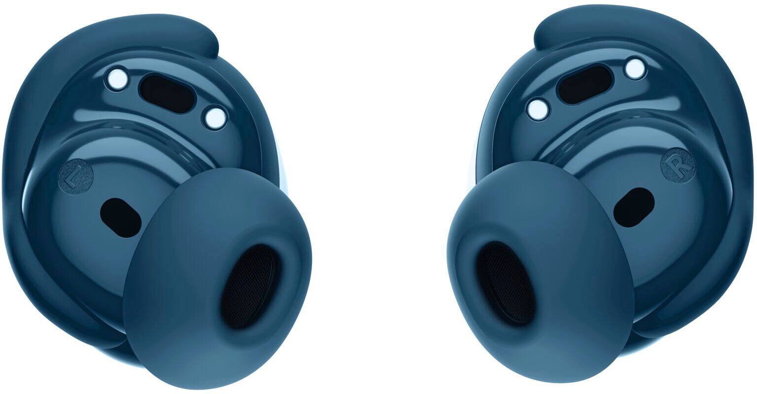 Alt View 14. Bose - QuietComfort True Wireless Noise Cancelling In-Ear Earbuds - Twilight Blue.