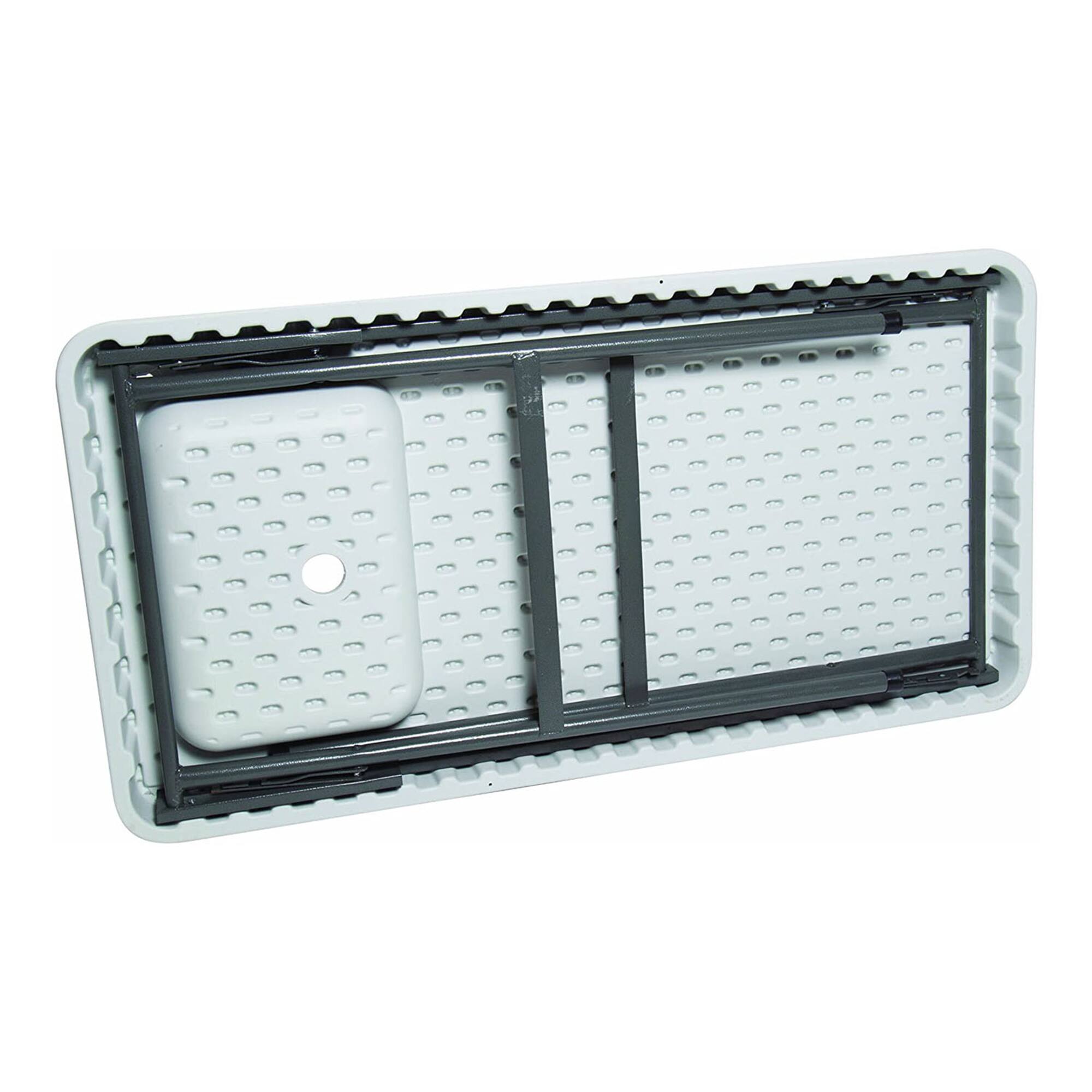 Alt View 4. Seek Thermal - SEEK Outdoor Folding Portable Fish & Game Camping Table with Sink Faucet & Drain - White.