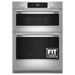 KitchenAid - 30" Smart Built-In Electric Combination Wall Oven with Microwave and Intelligent Cooking Camera - Stainless Steel