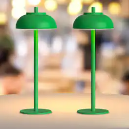 Dazzling Pops - Led Cordless Table Lamps Rechargeable Table Lights Battery Operated IP65 Waterproof Outdoor Patio Led - Green