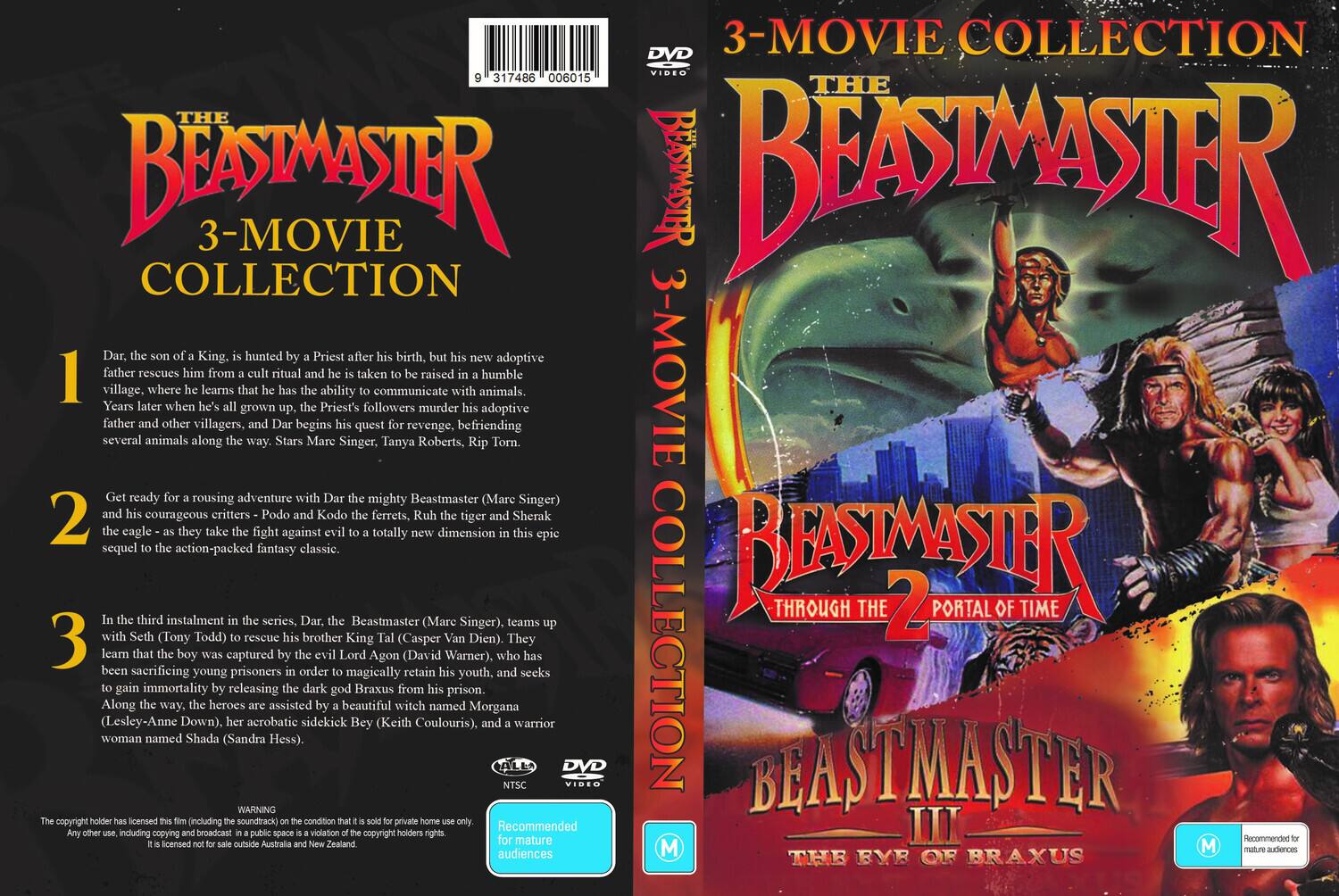 Alt View 1. The Beastmaster: 3 Movie Collection   - DVD.