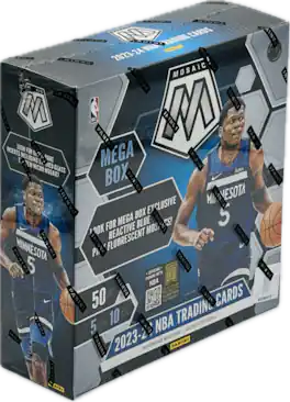 2023-24 Panini Mosaic Basketball Mega Box (Blue & Pink Mosaics)