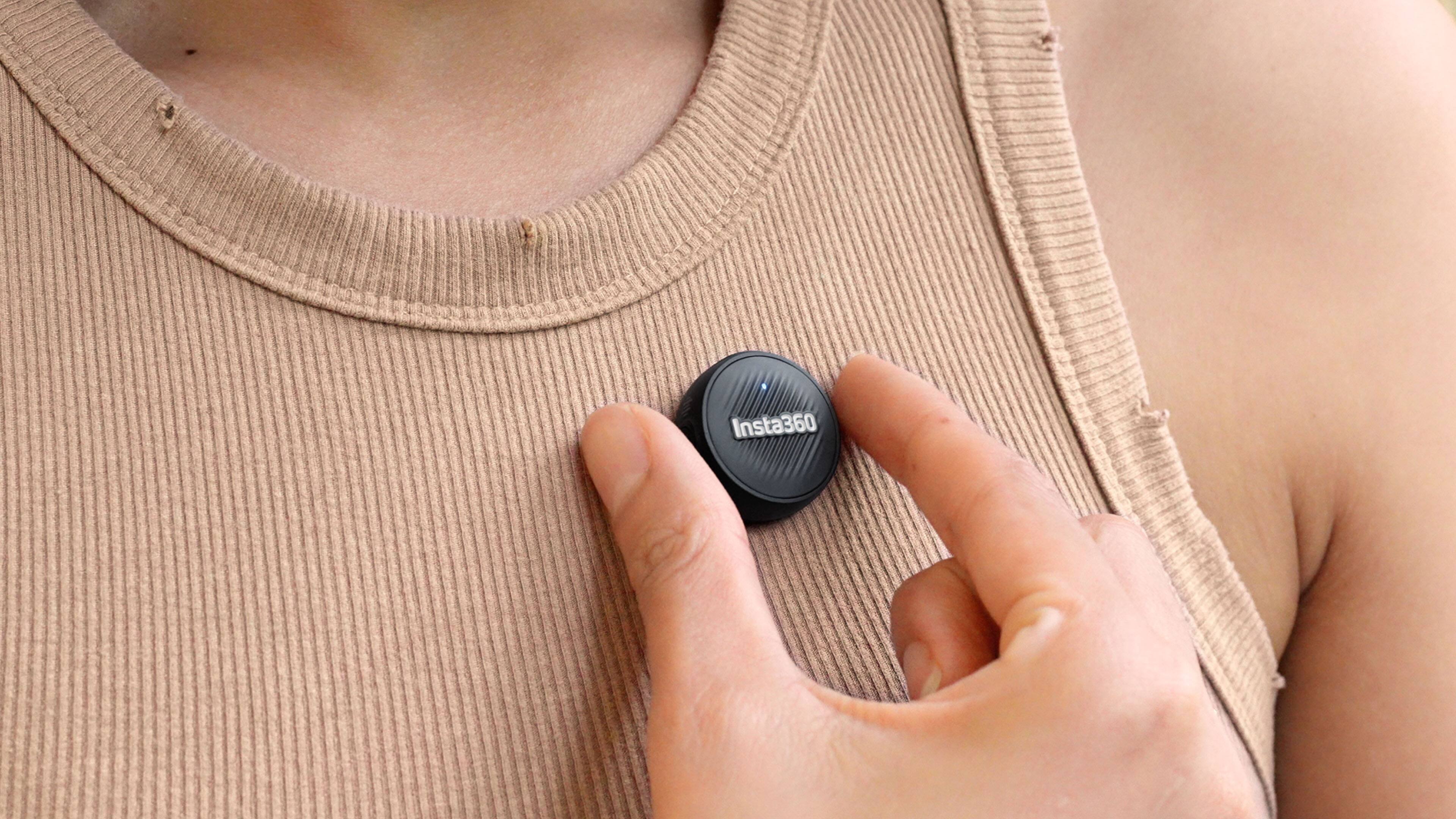 Alt View 7. Insta360 - Mic Air Transmitter Wireless Microphone System - Black.