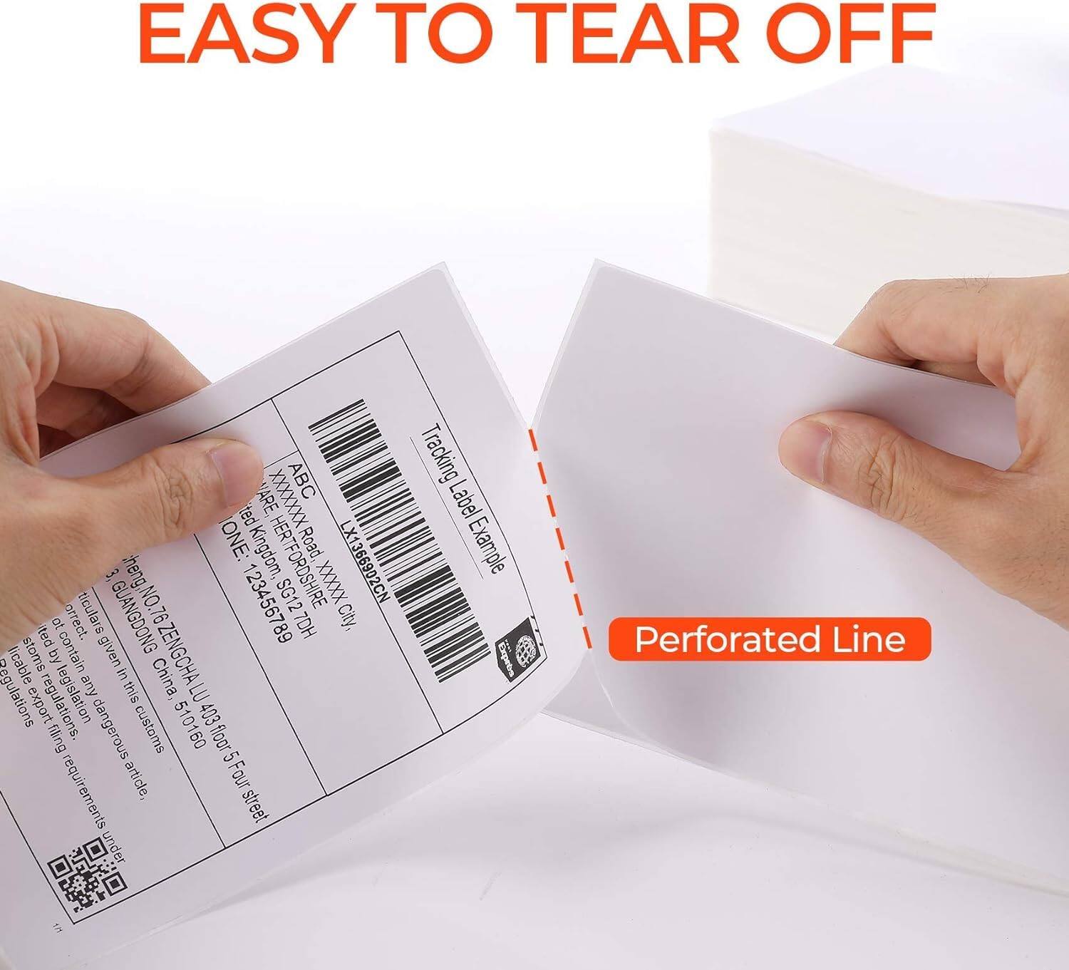 EASY TO TEAR OFF

Tracking Label
ONE: Kingdom, HERTFORDSHIRE Road, LX1366902CN
Example

ABC

theng. XXXXX ticulars NO. .76 123456789 SG12 stoms ited at contain arrect. B given GUANGDONG 6ZENGCHA 7DH City, licable by Expets in China, Regulations legislation any this LU export 510160 403 filing dangerous customs floor 5 requirements article, 5Four street

Perforated Line