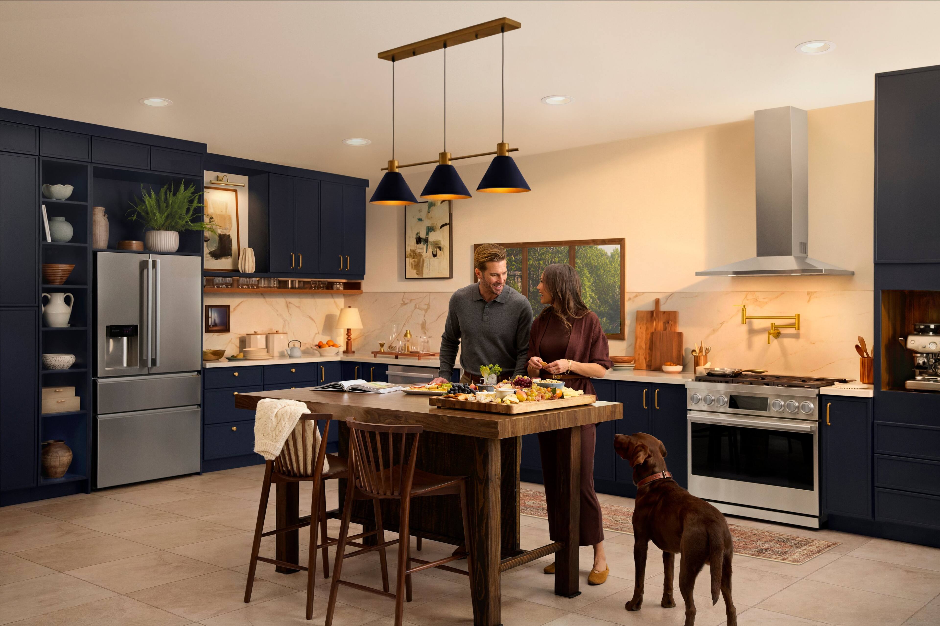 Alt View 14. LG - SIGNATURE 36-in Externally Vented Wall Mount Smart Range Hood - Stainless Steel.