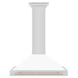 ZLINE Autograph Edition - 36 inches - Externally Vented - Wall Range Hood - White Matte