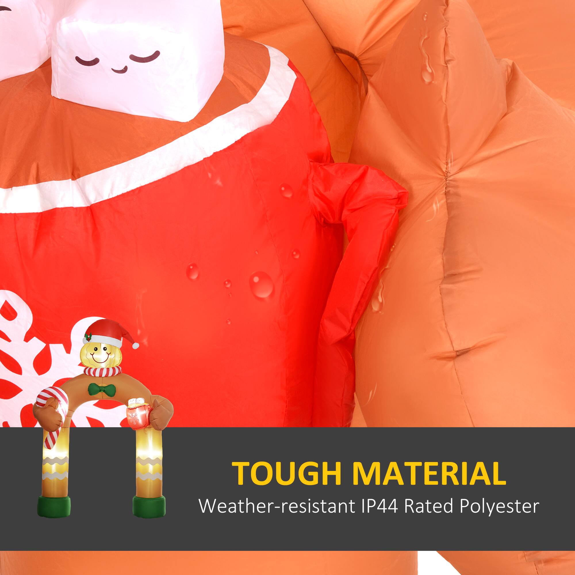 TOUGH MATERIAL
Weather-resistant IP44 Rated Polyester