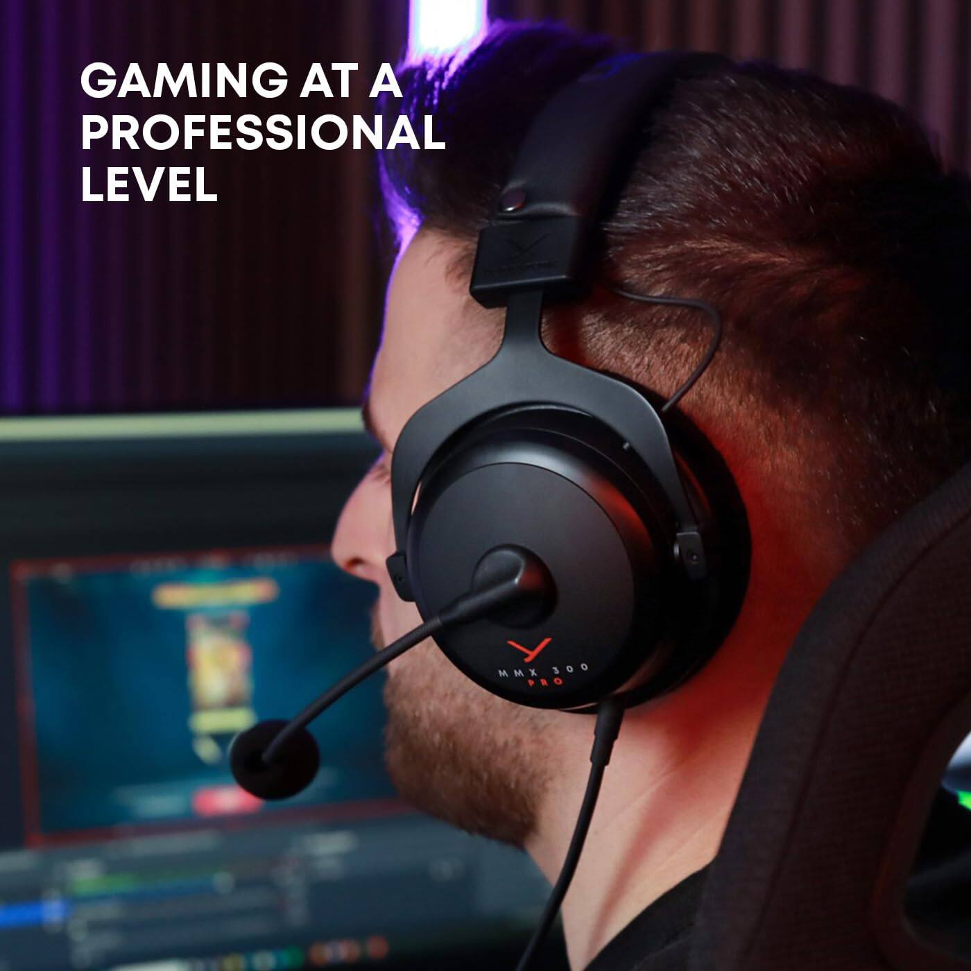 Beyerdynamic MMX 300 PRO Closed Back Wired Gaming Headset Suitable