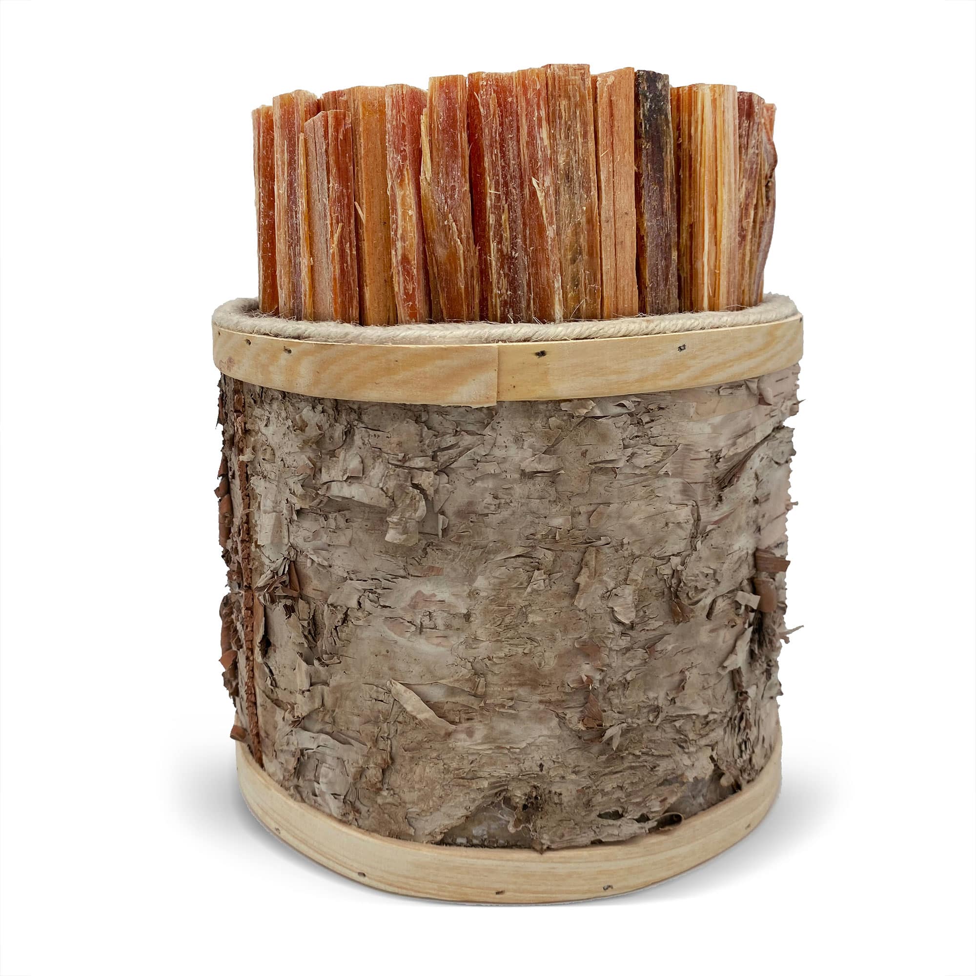 Better Wood Products - All Natural Pine Wood Fatwood Firestarter, 5 Pound Birch Bucket