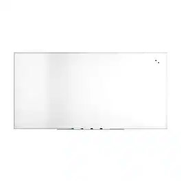 TRU RED - TRU RED™ Magnetic Steel Dry Erase Board, 8' x 4' (TR61178) - Satin Frame