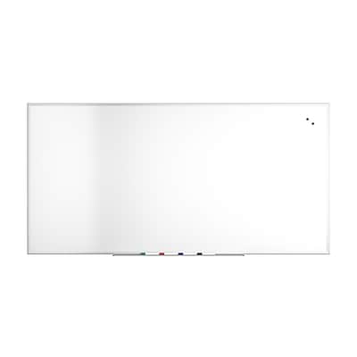 TRU RED - TRU RED™ Magnetic Steel Dry Erase Board, 8' x 4' (TR61178) - Satin Frame
