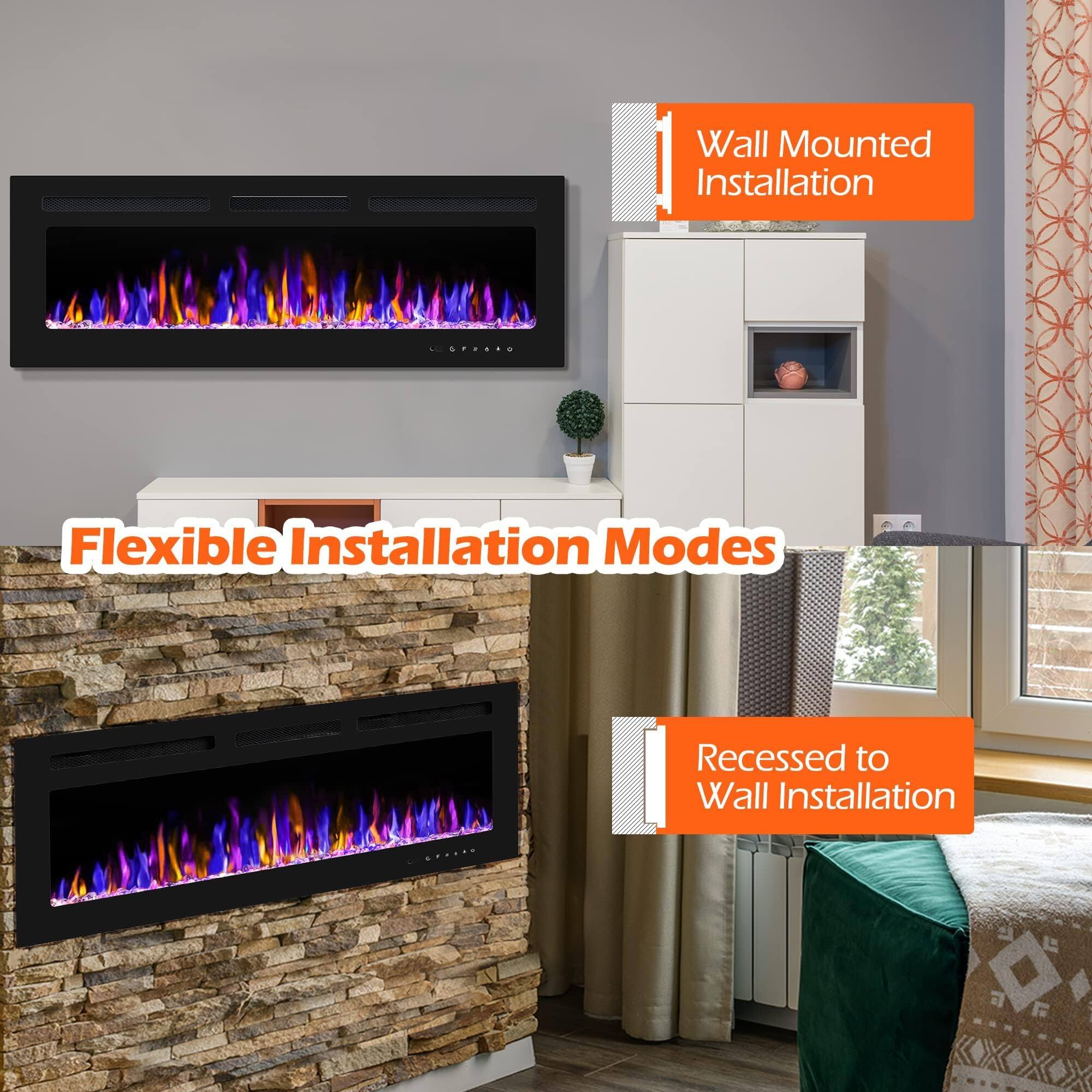 Wall Mounted Installation

Flexible Installation Modes

Recessed to Wall Installation
