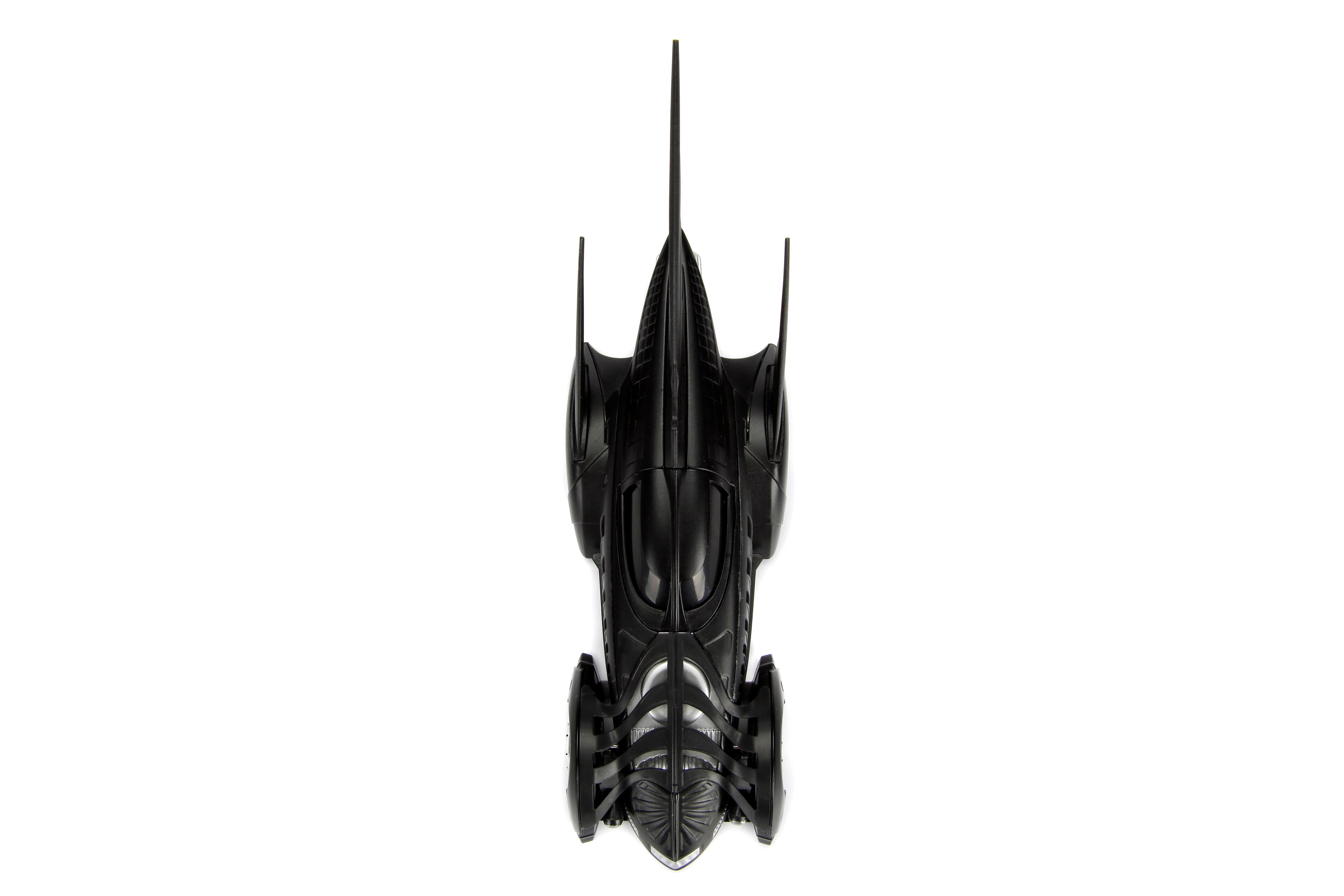 Alt View 4. Jada Toys - DC Batman Forever - Hollywood Rides - 1:32 '95 Batmobile Die-Cast Car   - COLLECTIBLES - Multicolor.