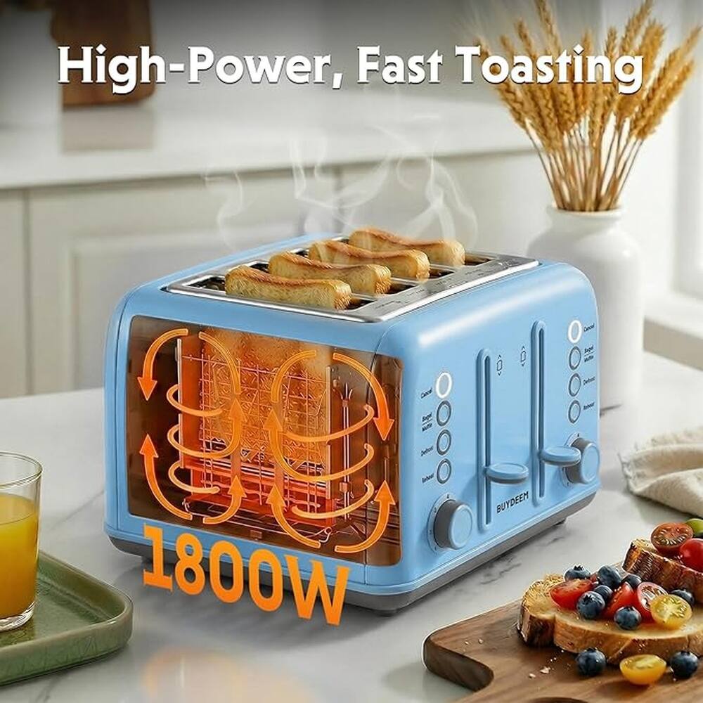 High-Power, Fast Toasting  
BUYDEEM 1800W