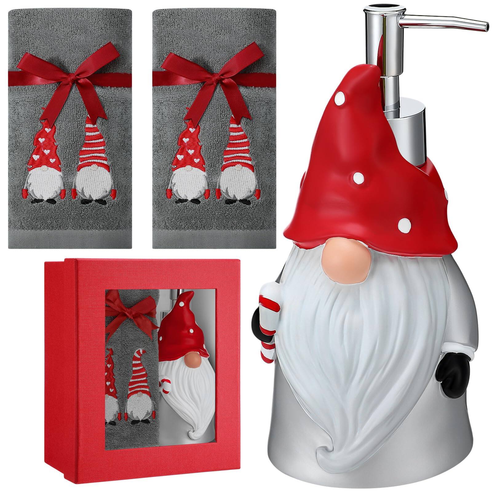 Red and White-Gnome