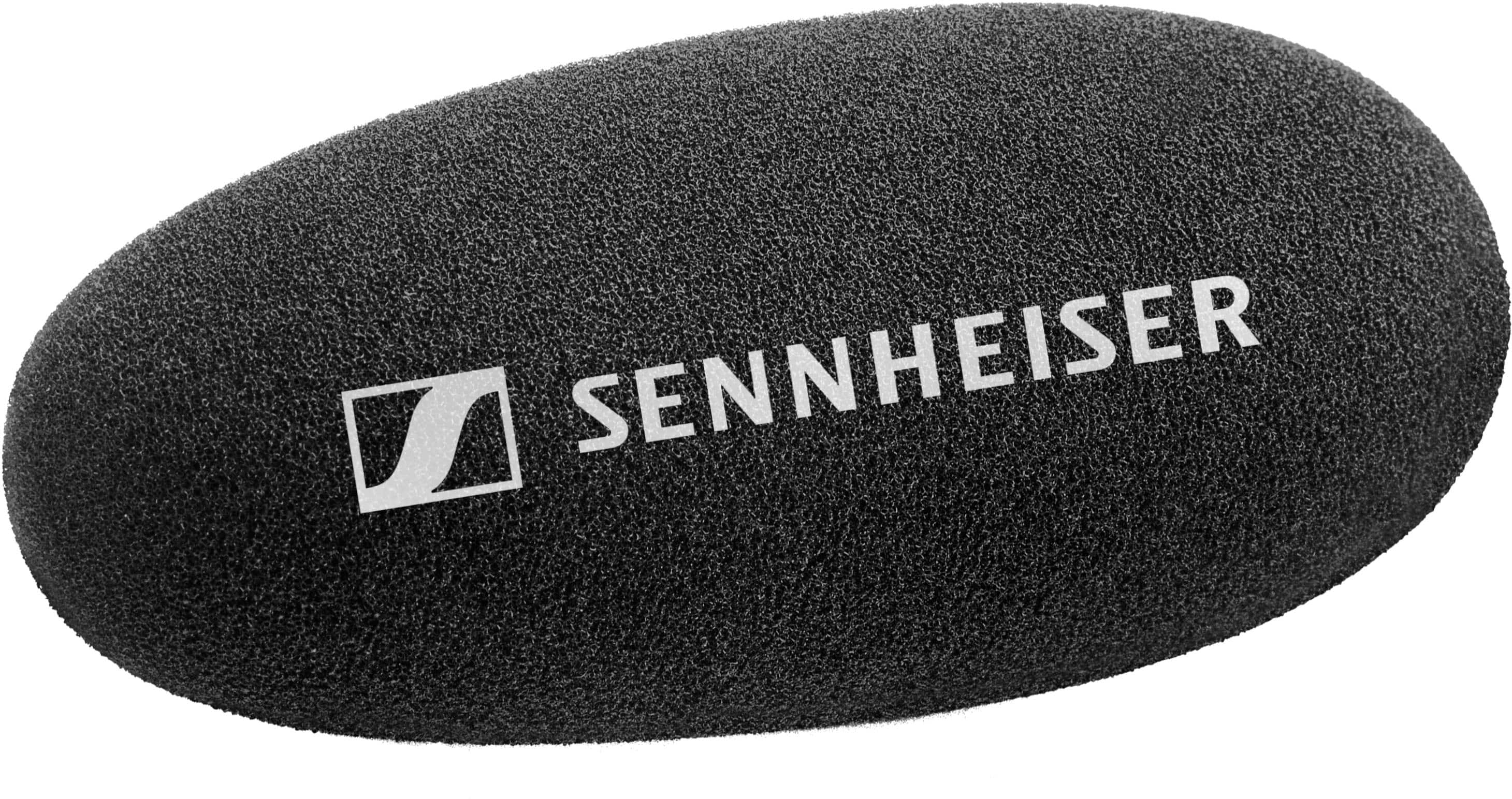 Left. Sennheiser - MKE 600 Camcorder Shotgun Microphone with Carrying Case, Shock Mount, Foam Windscreen - Black.