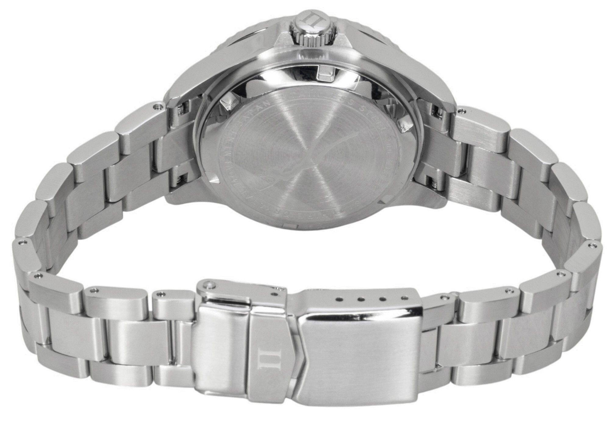 Back. RATIO - FreeDiver Sapphire Stainless Steel Red Dial Automatic RTFL836 200M Women's Watch - Red.