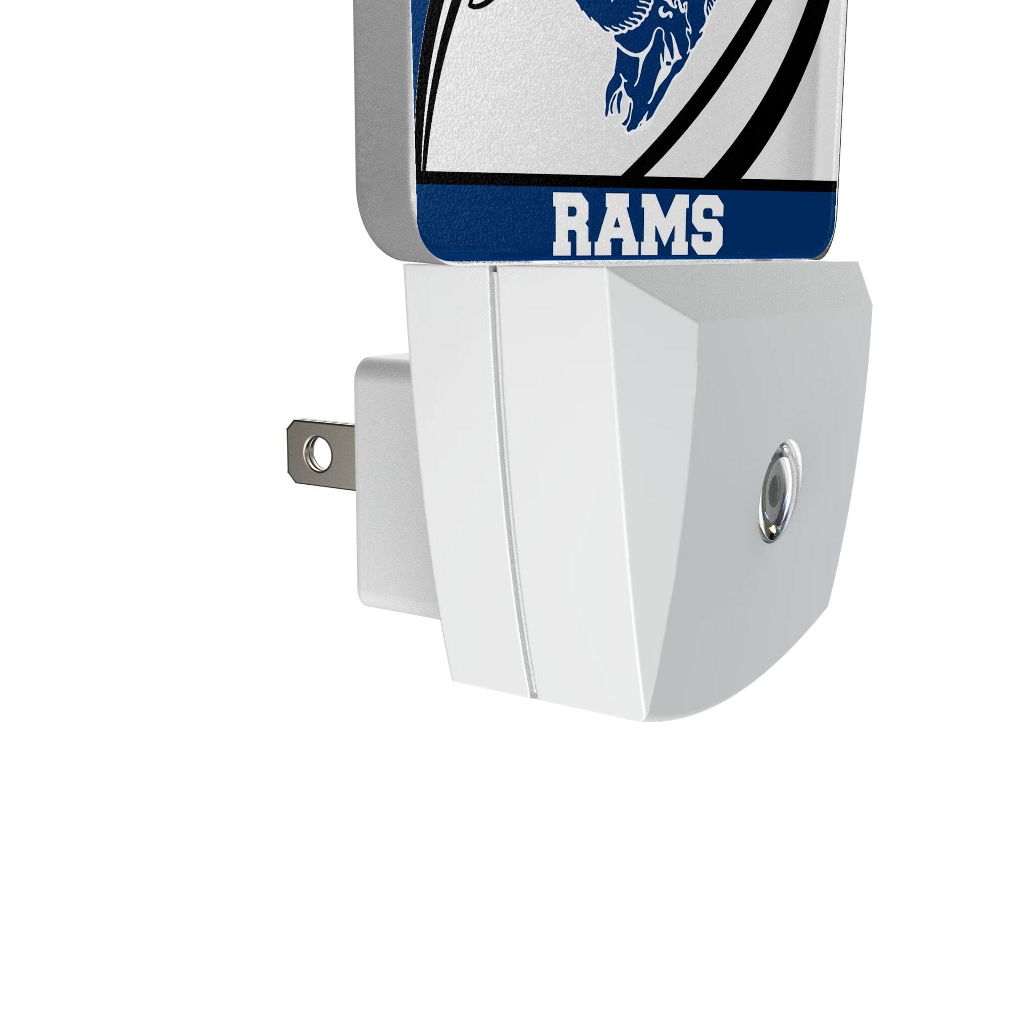 Alt View 2. Keyscaper - Los Angeles Rams Passtime Design Nightlight 2-Pack - Multicolor.