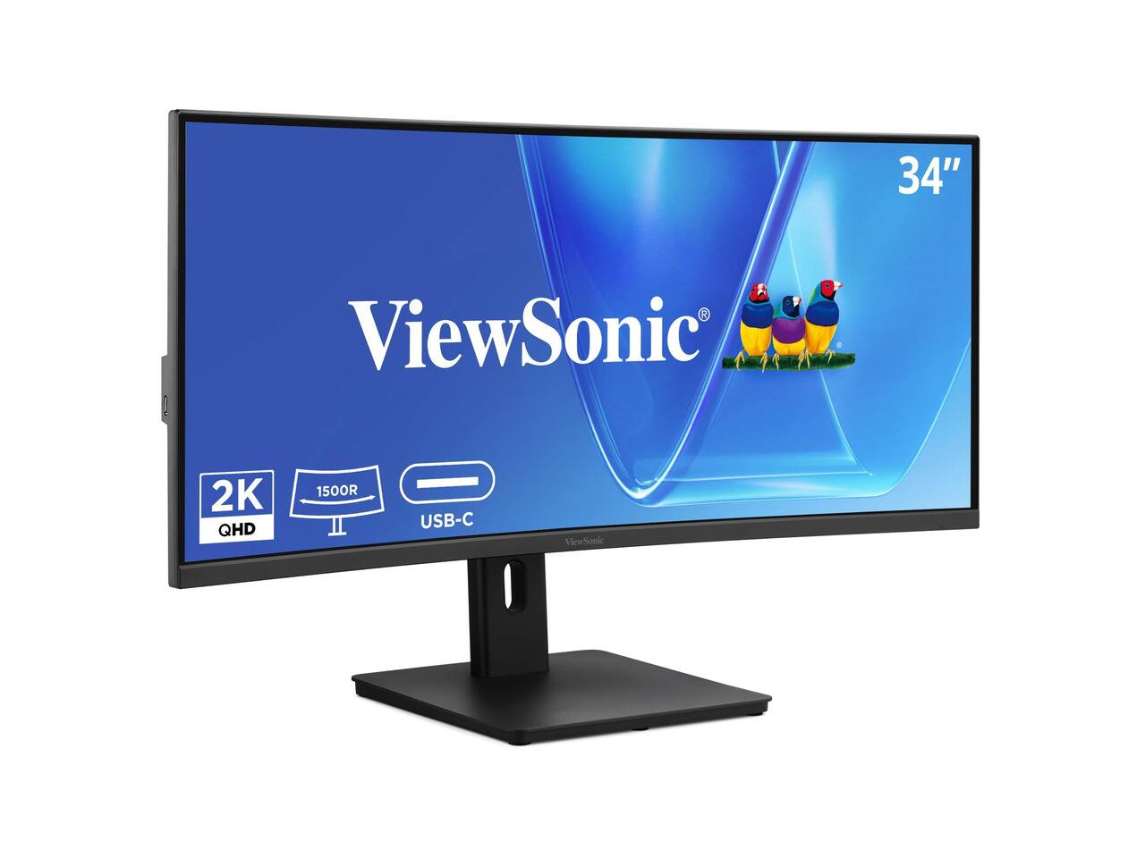 34"  
ViewSonic  
2K QHD  
1500R  
USB-C  
ViewSonic
