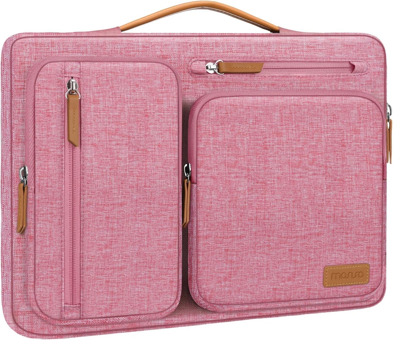 mosiso - 360 Protective Laptop Handbag Sleeve 13-13.3 inch for MacBook Air/Pro 13 / Pro 14 HP Dell Acer ASUS - Dusty Rose price history on PriceWatchPro