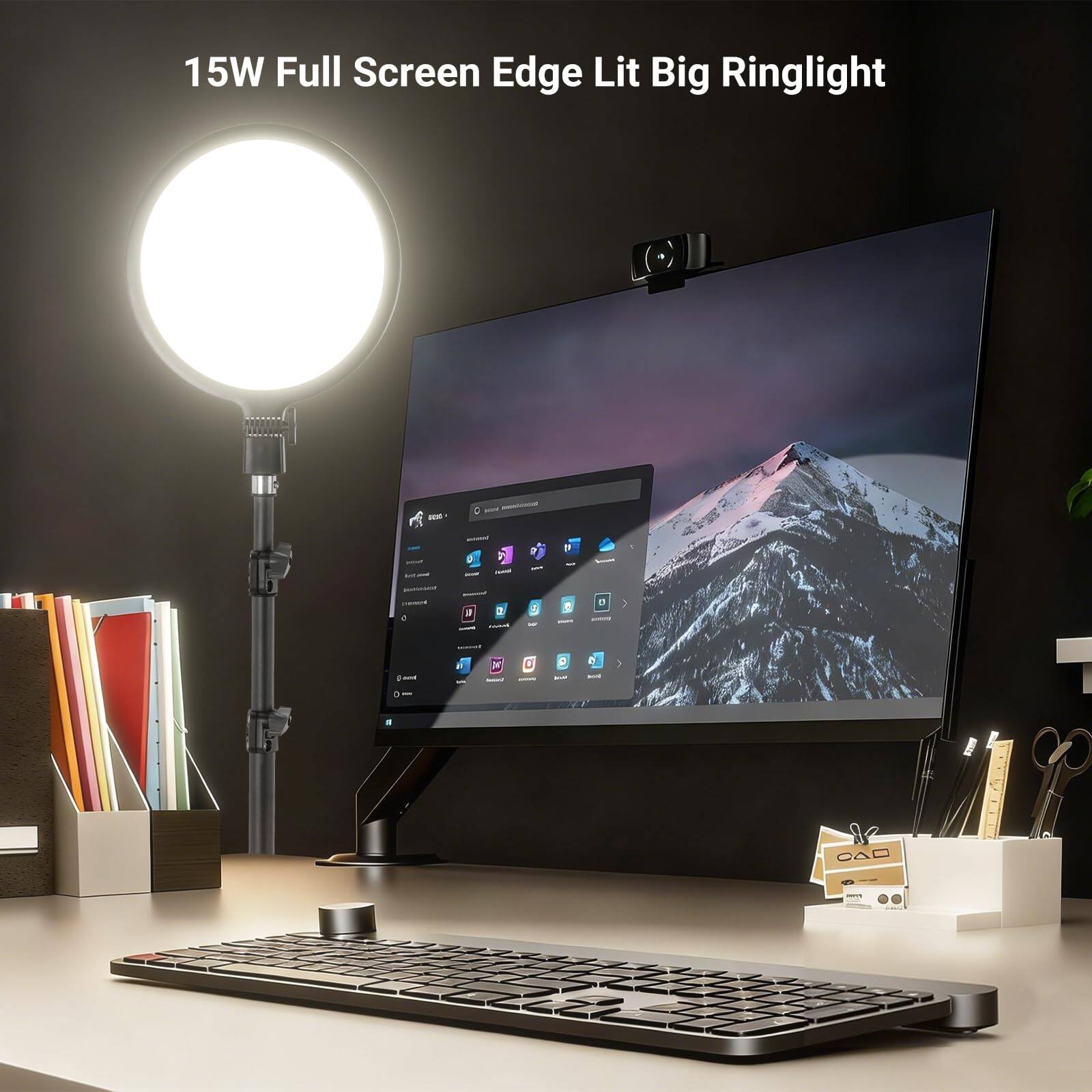 15W Full Screen Edge Lit Big Ringlight