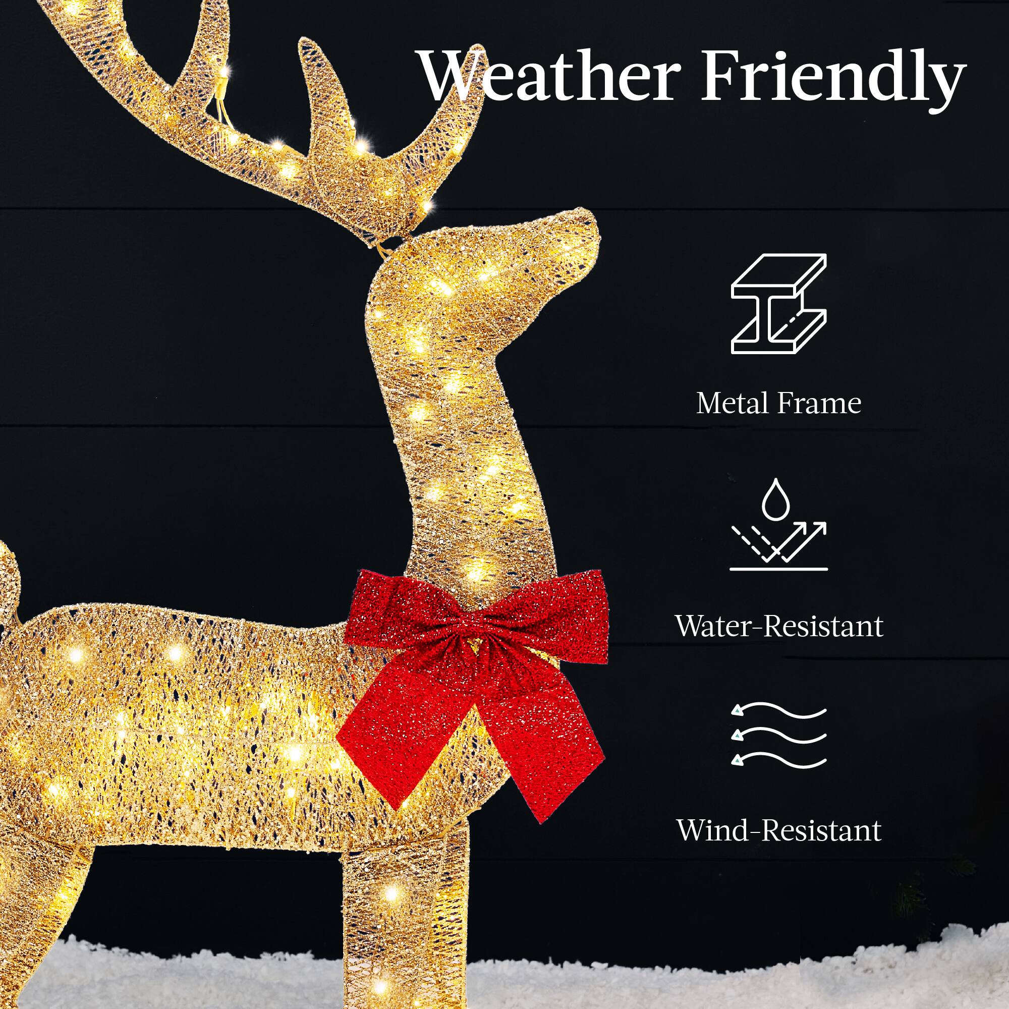 Weather Friendly

- Metal Frame
- Water-Resistant
- Wind-Resistant