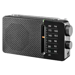 Sangean - SR-36 Portable AM/FM Pocket Digital-Tuning Radio - Black