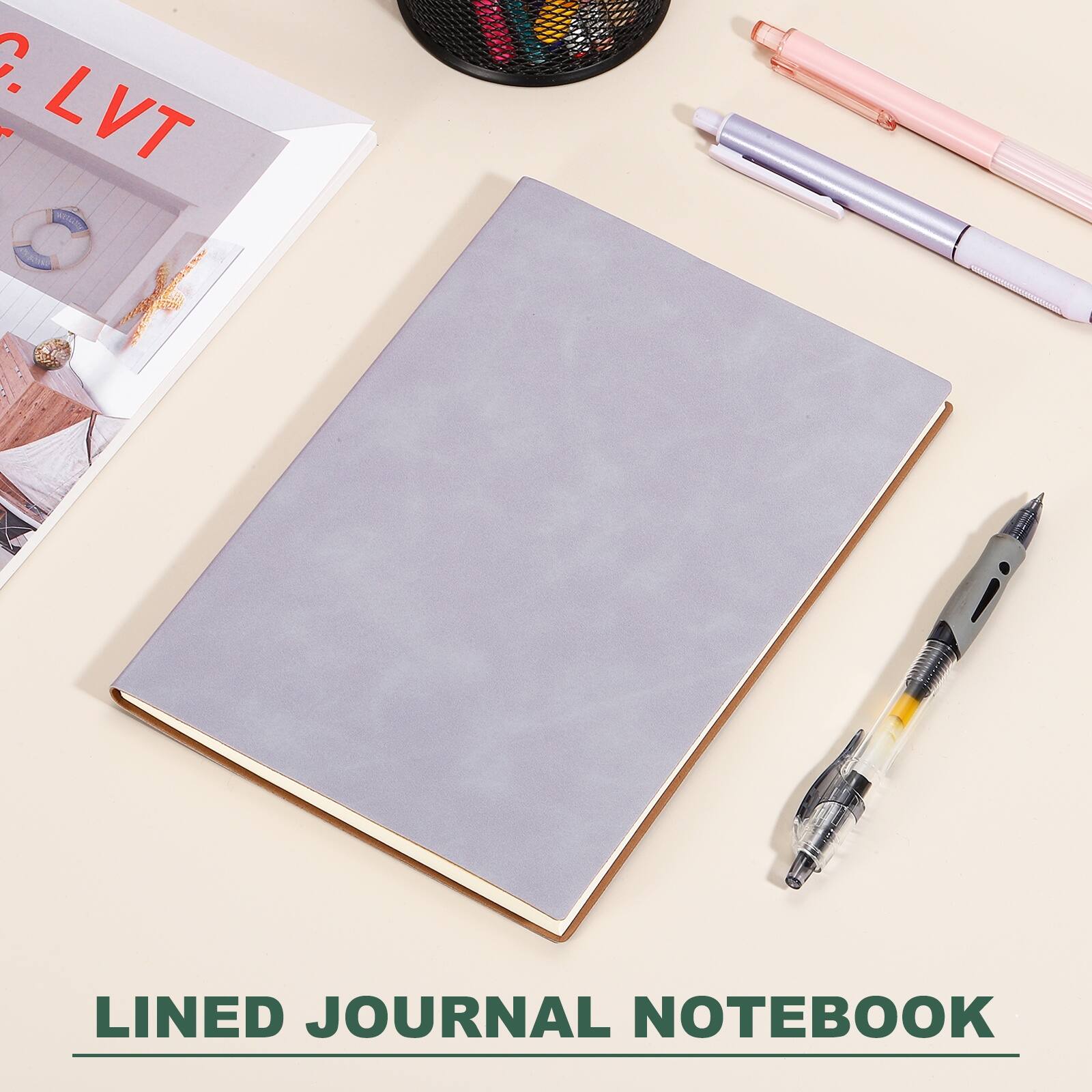 Unique Bargains Lined Journal Notebook 8.3x5.7