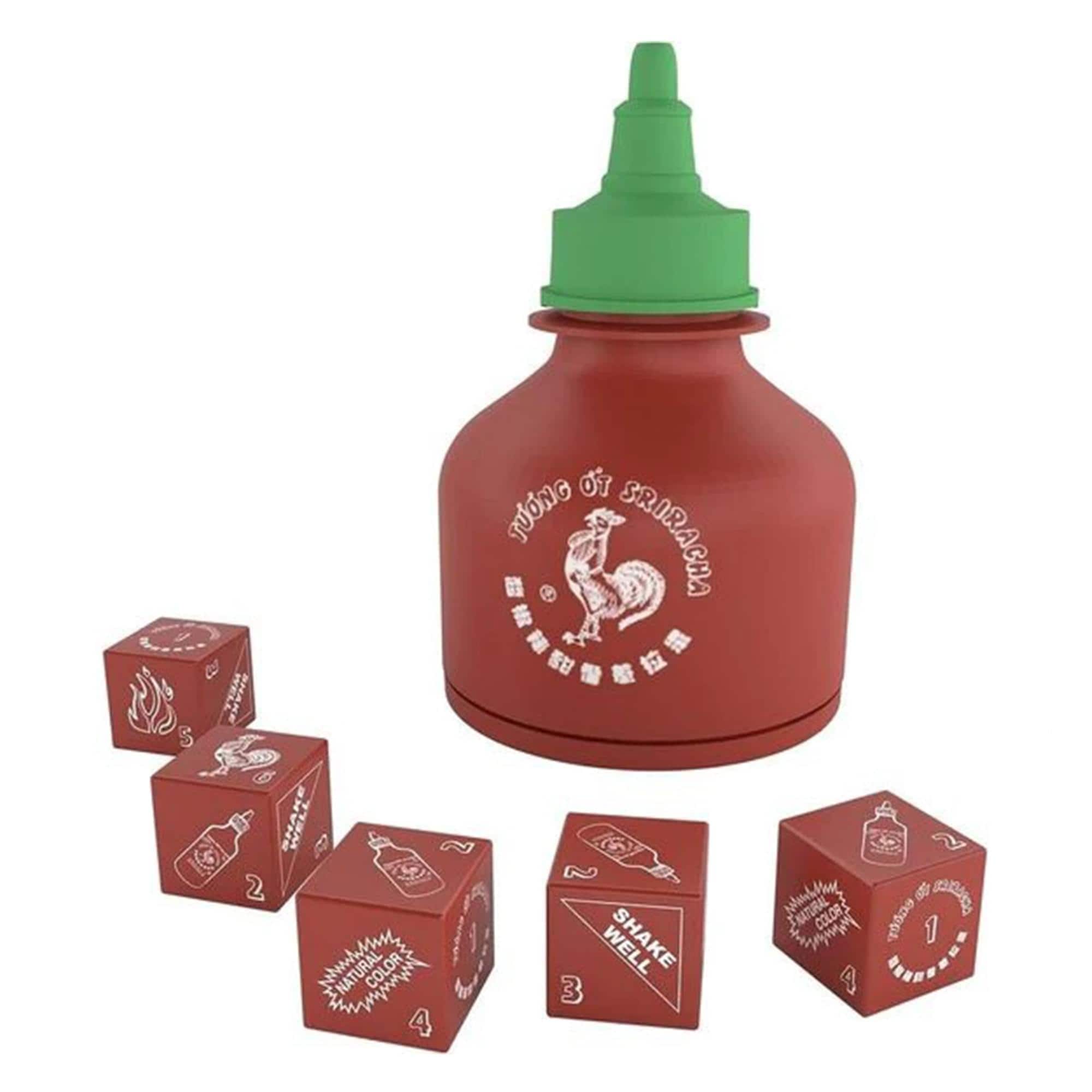 USAoploy - Sriracha Yahtzee Dice Game - Red