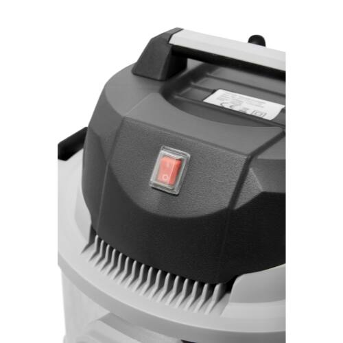 Alt View 9. Dapper Supply - 6 Gallon 3.0 Peak HP Wet Dry Vacuum Stainless Steel Shop Vac with Attachments for Garage Workshop - Silver.