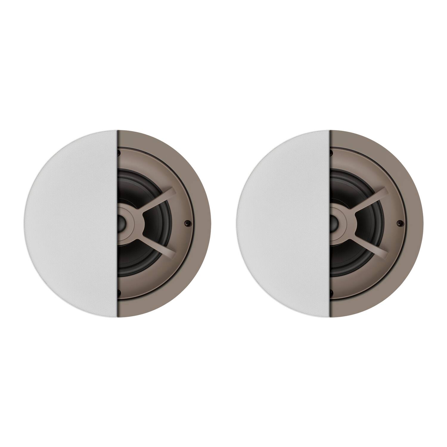 Front. Proficient Audio - Proficient Audio Pas11606 / C606 Protege C606 75-watt 6-1/2-in. 2-way Poly In-ceiling Speaker Set - white.