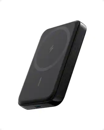 Front. Anker - Anker 321 MagGo Battery (PowerCore 5K) - Black.