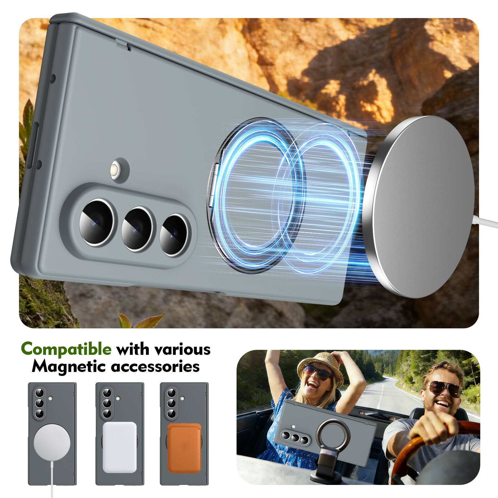 Compatible with various Magnetic accessories