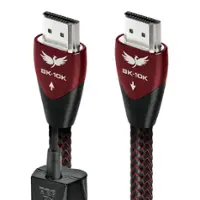 AudioQuest - FireBird 48 7.4' 4K-8K-10K 48Gbps HDMI Cable - Red on Black - Front_Zoom