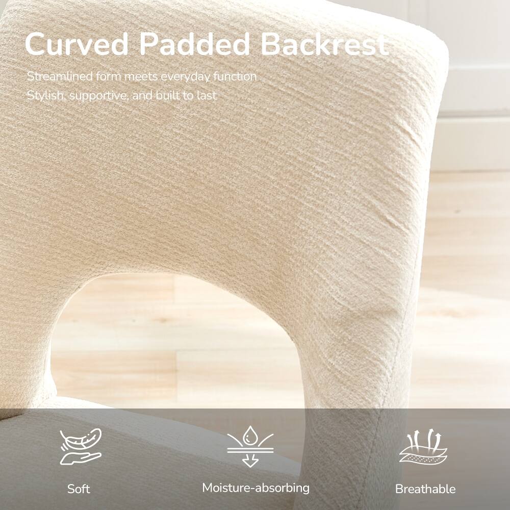 Curved Padded Backrest

Streamlined form meets everyday function
Stylish, supportive, and built to last

Soft
Moisture-absorbing
Breathable