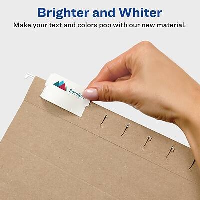 Brighter and Whiter  
Make your text and colors pop with our new material.