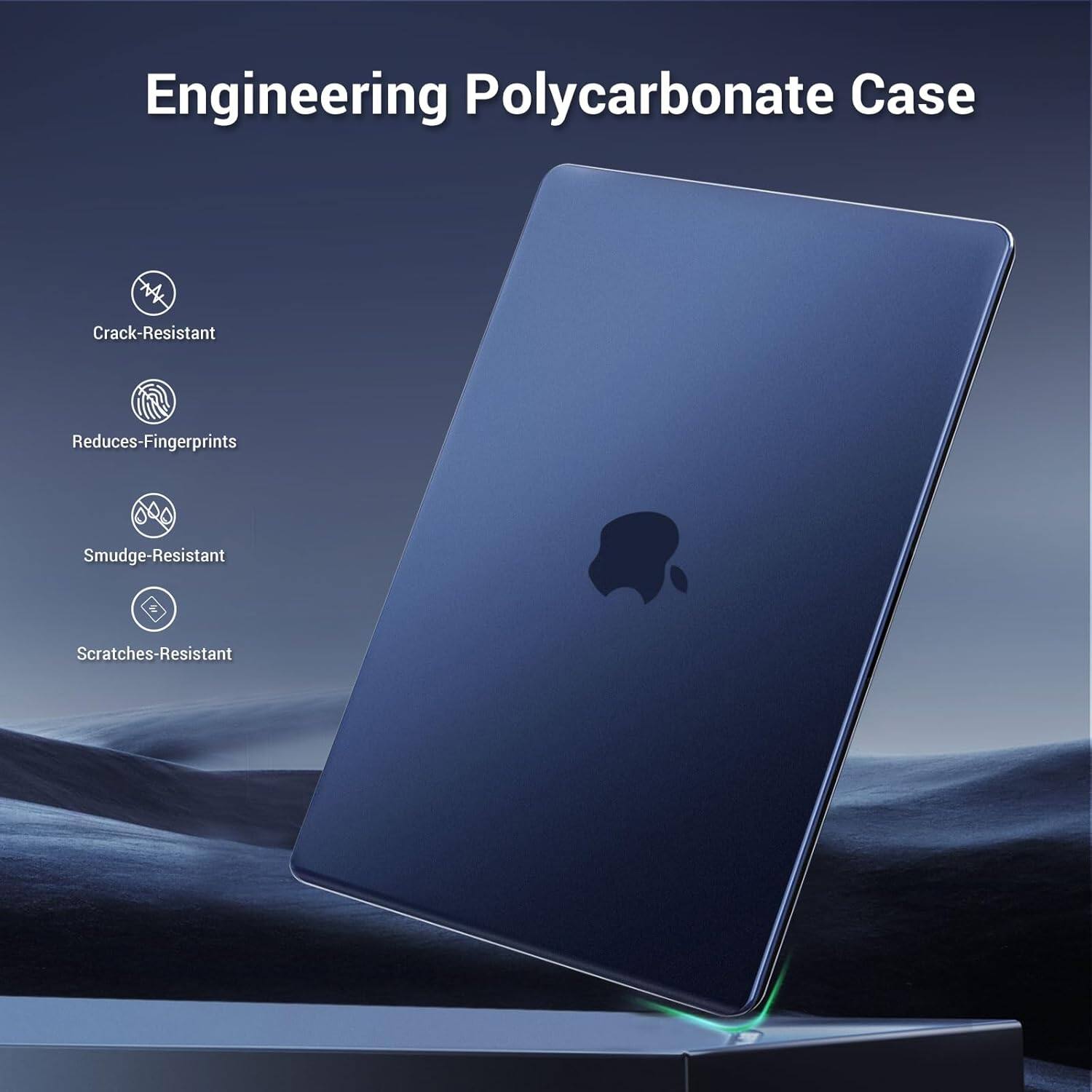Engineering Polycarbonate Case  
- Crack-Resistant  
- Reduces Fingerprints  
- Smudge-Resistant  
- Scratches-Resistant