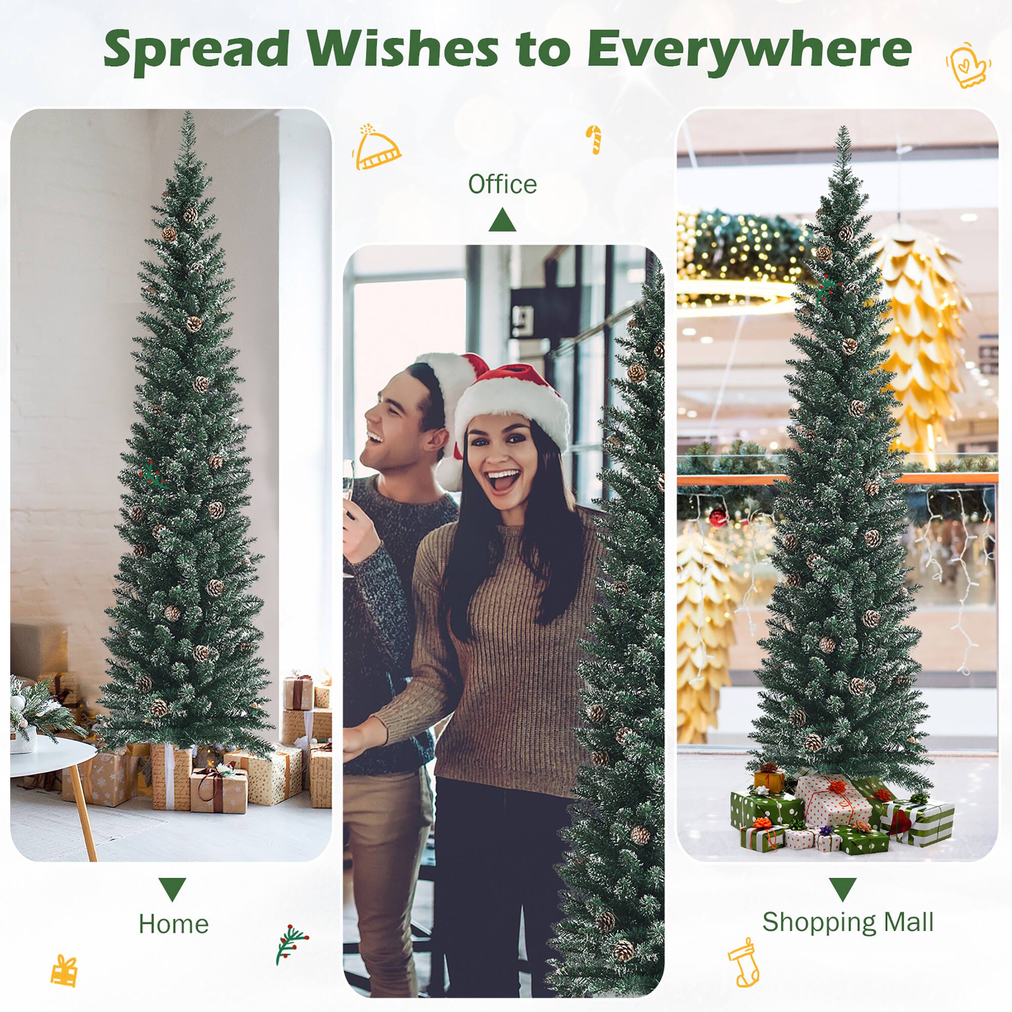 Spread Wishes to Everywhere: Office, Home, Shopping Mall