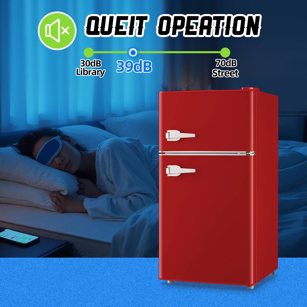 1x QUEIT OPERATION 30dB 39dB 70dB Library Street