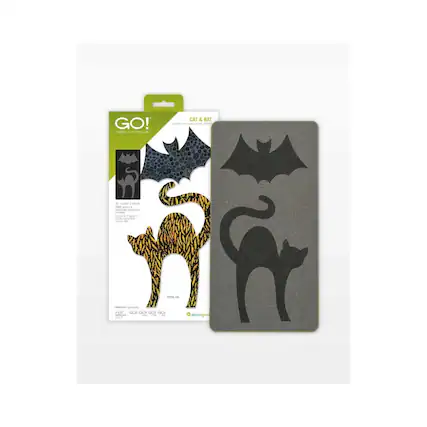 GO! FABRIC CUTTING DIE - CAT & BAT - - - - d - ANE a . - - - Ste - - - - I 1 - - TN - - - - - d u GOE GO GCT GO i - - - ... accuqui