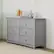Angle. Storkcraft - Kenton 6-Drawer Double Dresser - Pebble Gray.