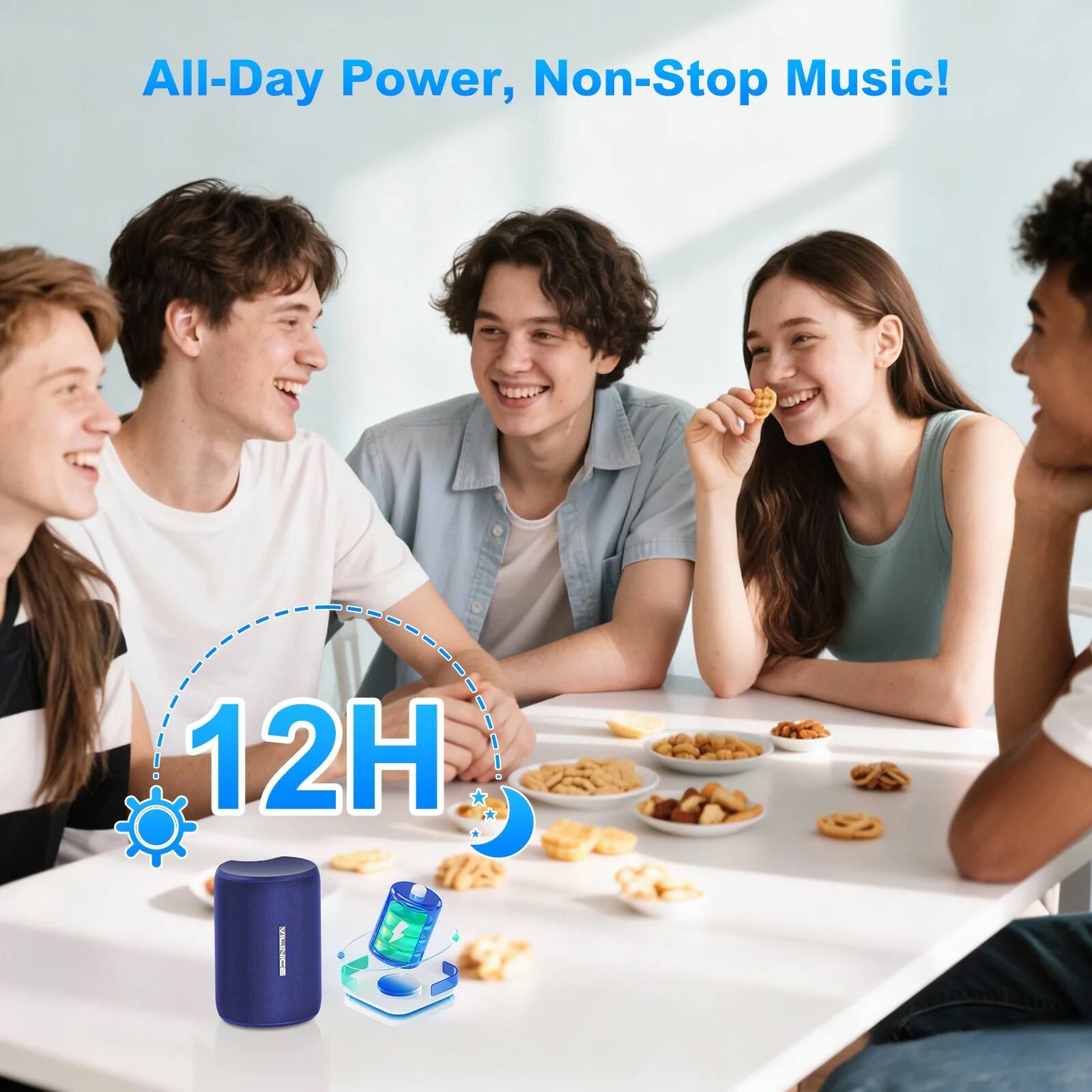 All-Day Power, Non-Stop Music!  
12H