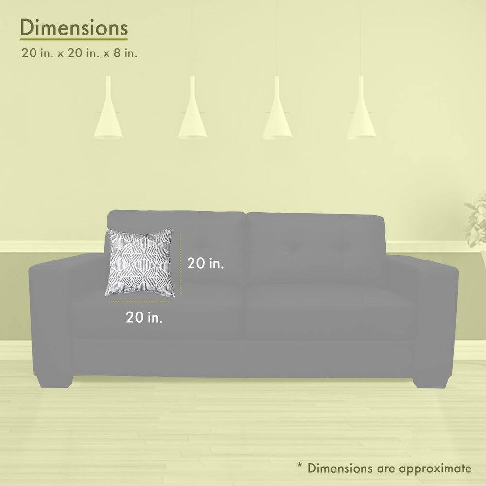 Dimensions  
20 in. x 20 in. x 8 in.  

20 in.  
20 in.  

*Dimensions are approximate