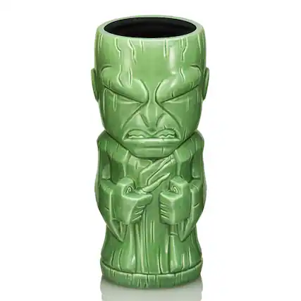 Front. Harry Potter - Geeki Tikis Harry Potter Voldemort Ceramic Mug | Holds 18 Ounces - Black.