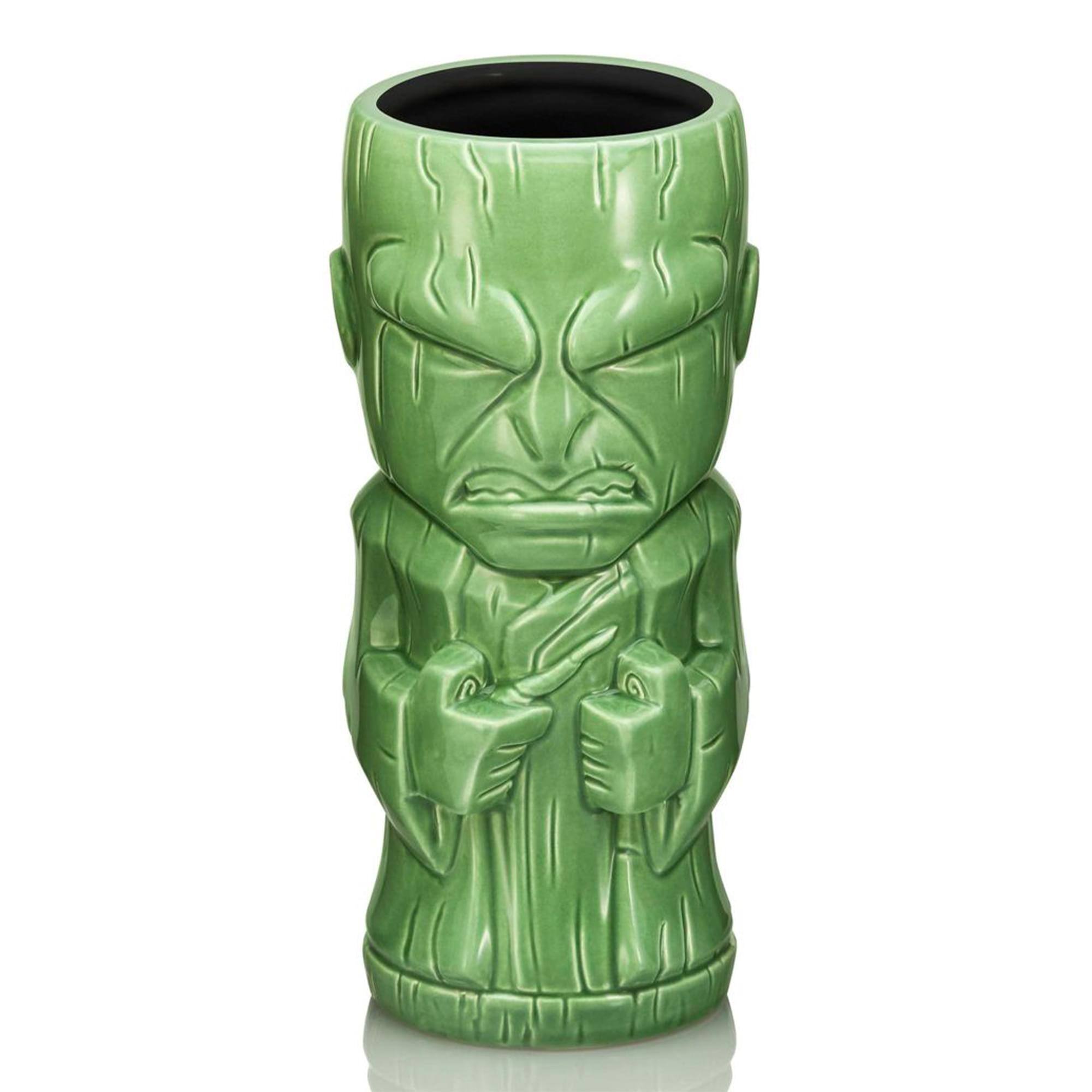Front. Harry Potter - Geeki Tikis Harry Potter Voldemort Ceramic Mug | Holds 18 Ounces - Black.