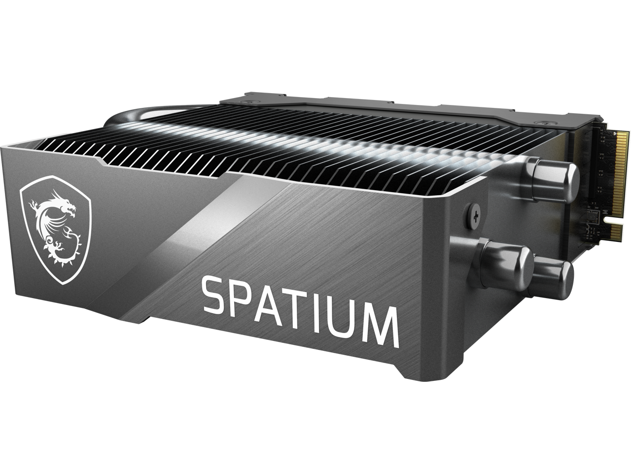 Alt View 4. MSI - MSI SPATIUM M580 PCIe 5.0 NVMe M.2 2TB FROZR Solid State Drive (SSD) - SM580PN2TBF.