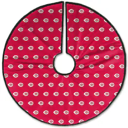 Pegasus - Cincinnati Reds Microplush Christmas Tree Skirt - Multicolor