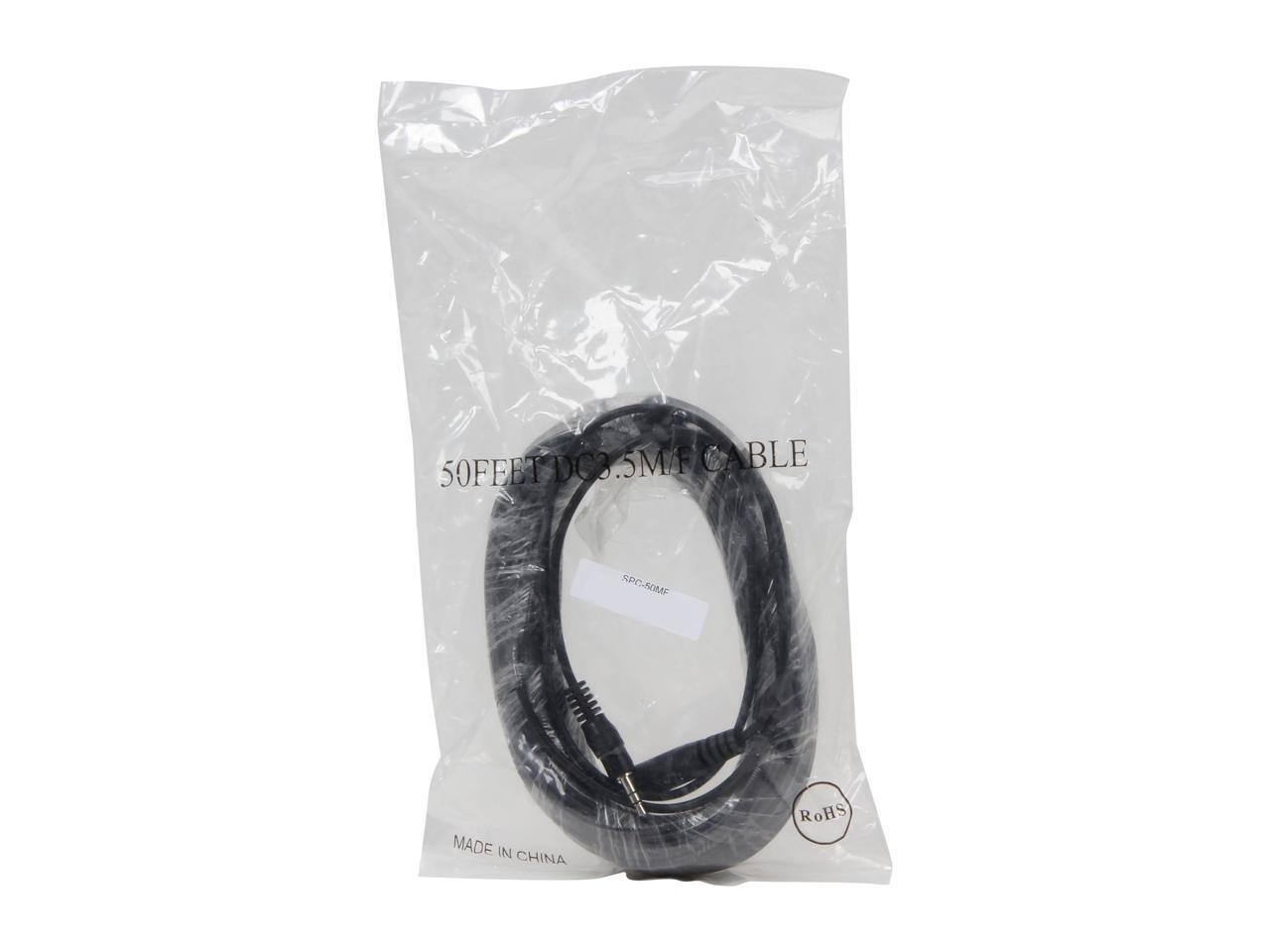 50 FEET DC3.5MF CABLE  
DCS 5MF CABLE  
SPO-50MF  
MADE IN CHINA  
RoHS