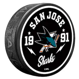 Mustang Drinkware - San Jose Sharks Bolt Hockey Puck - Multicolor